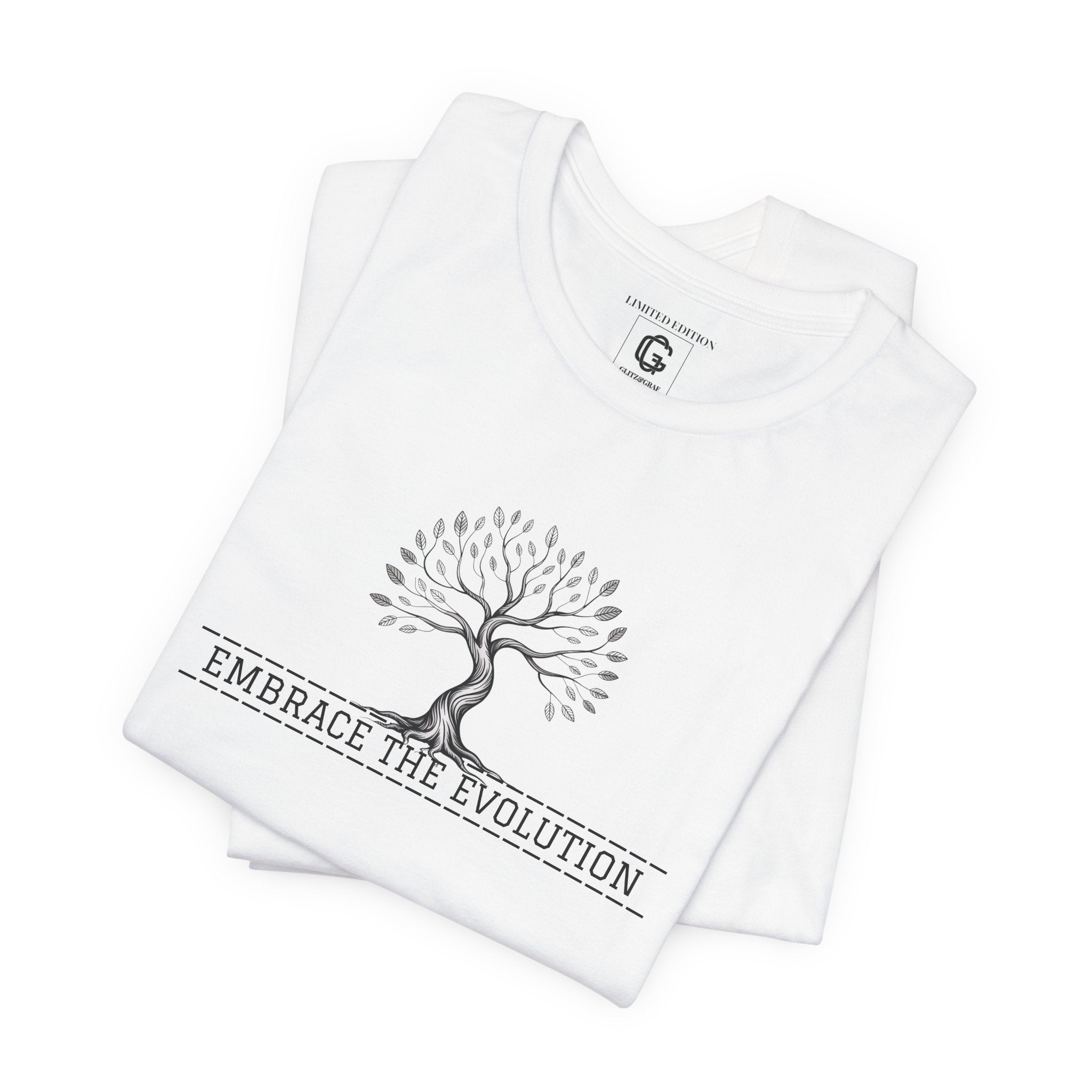 Embrace the Evolution – Unisex Jersey Short Sleeve Tee