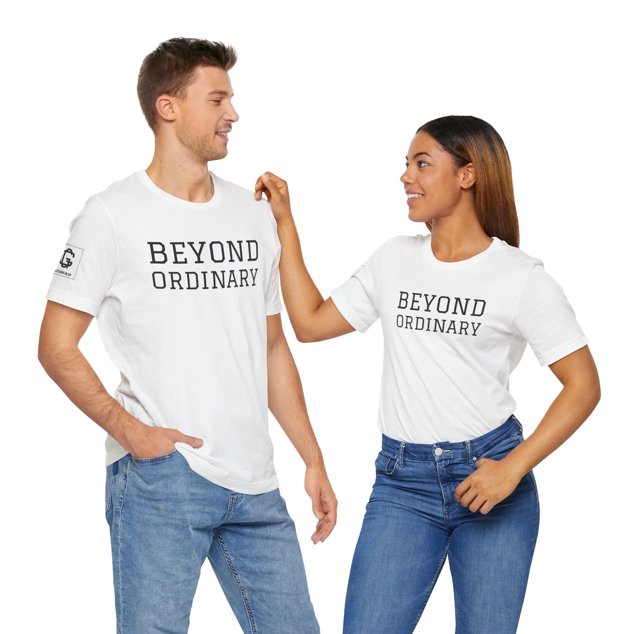 Beyond the Ordinary – Unisex Jersey Short Sleeve Tee