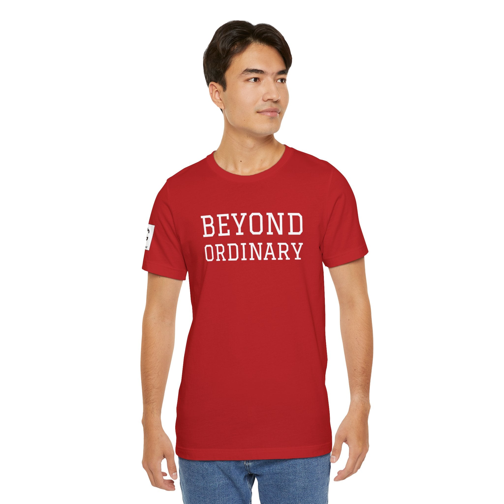 Beyond the Ordinary – Unisex Jersey Short Sleeve Tee