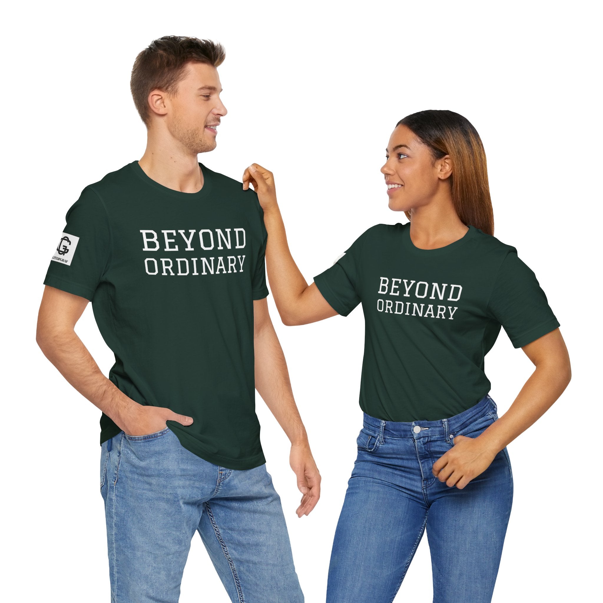 Beyond the Ordinary – Unisex Jersey Short Sleeve Tee