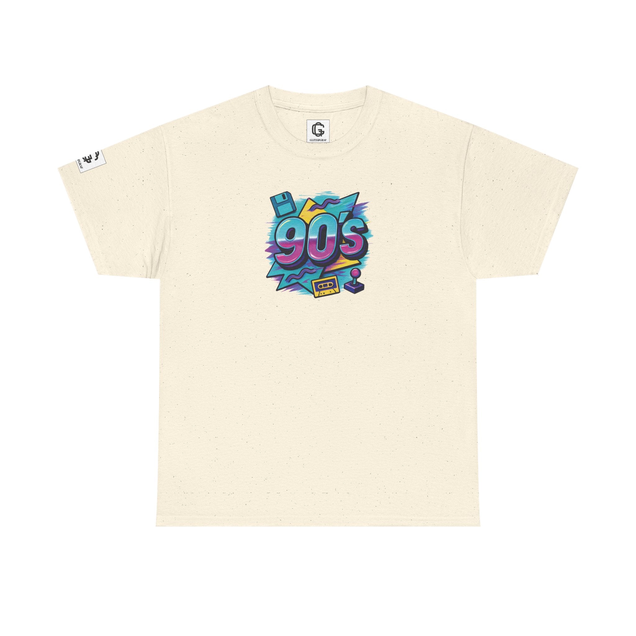 90’s Vibes Tee | Unisex Heavy Cotton T-Shirt (Gildan 5000), 100% Cotton, S–5XL