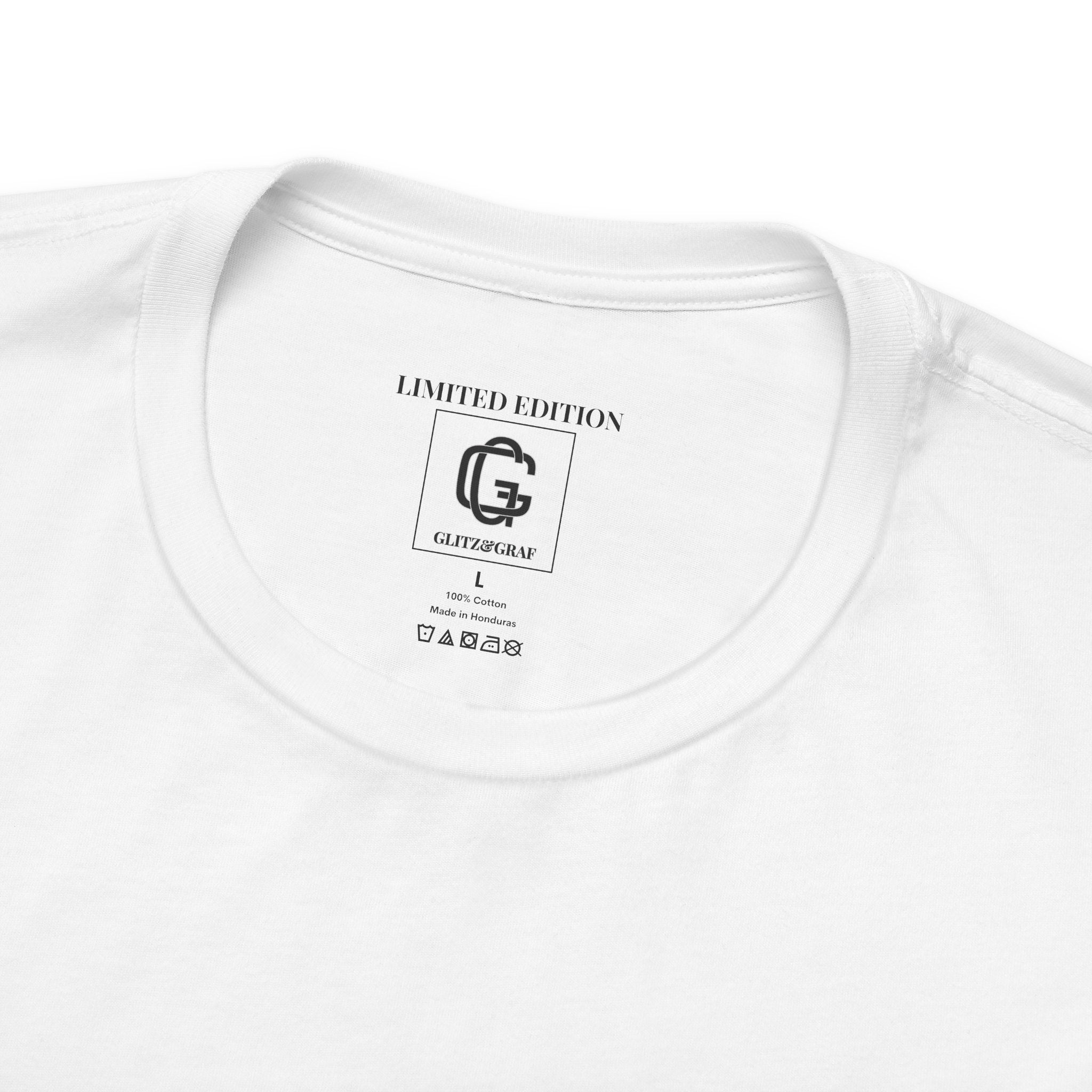 Look back. Look forward. – Unisex Jersey Short Sleeve Tee