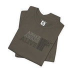 Awake Aware Alive – Unisex Jersey Short Sleeve Tee