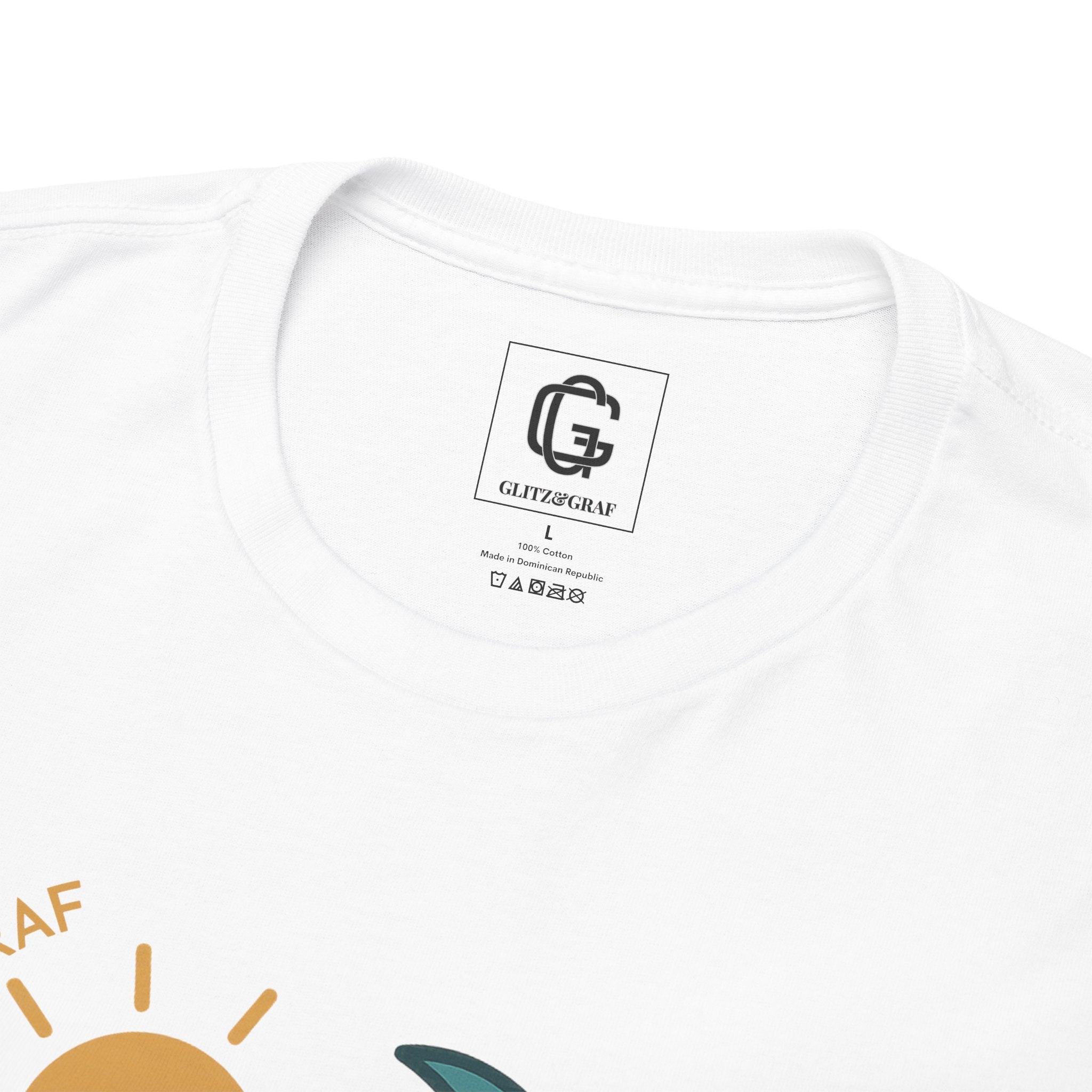 Tropical Flamingo — For Him | Unisex Heavy Cotton T-Shirt (Gildan 5000), 100% Cotton, S–5XL