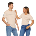 Look back. Look forward. – Unisex Jersey Short Sleeve Tee