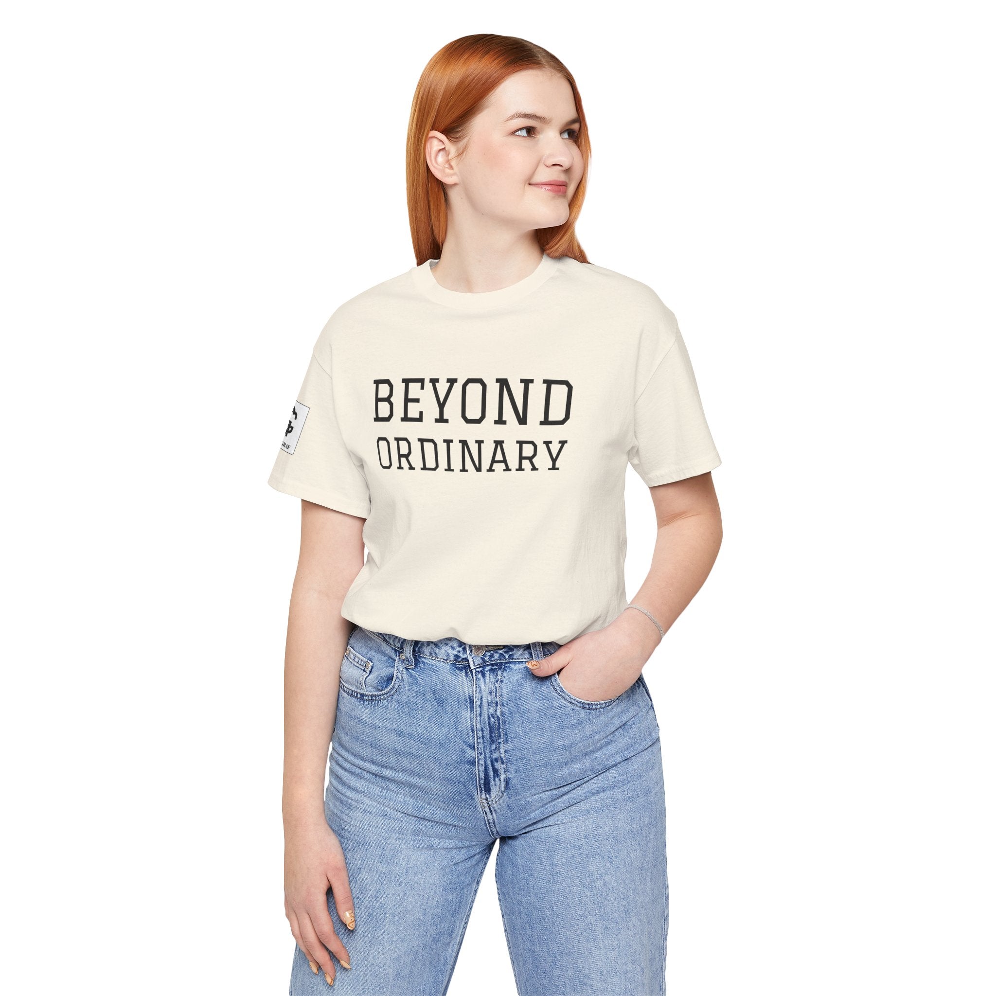 Beyond the Ordinary – Unisex Jersey Short Sleeve Tee