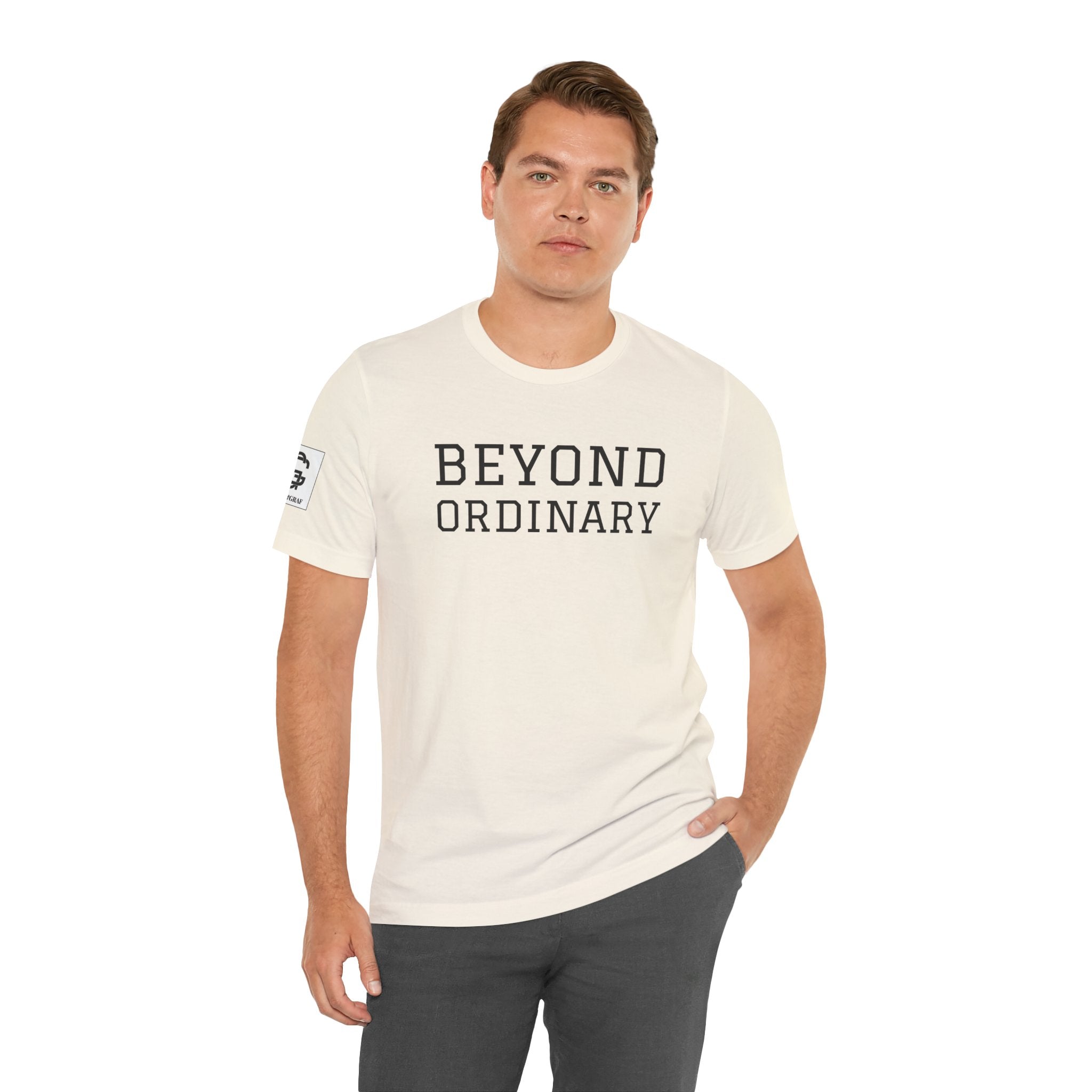 Beyond the Ordinary – Unisex Jersey Short Sleeve Tee