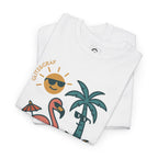 Tropical Flamingo — For Him | Unisex Heavy Cotton T-Shirt (Gildan 5000), 100% Cotton, S–5XL