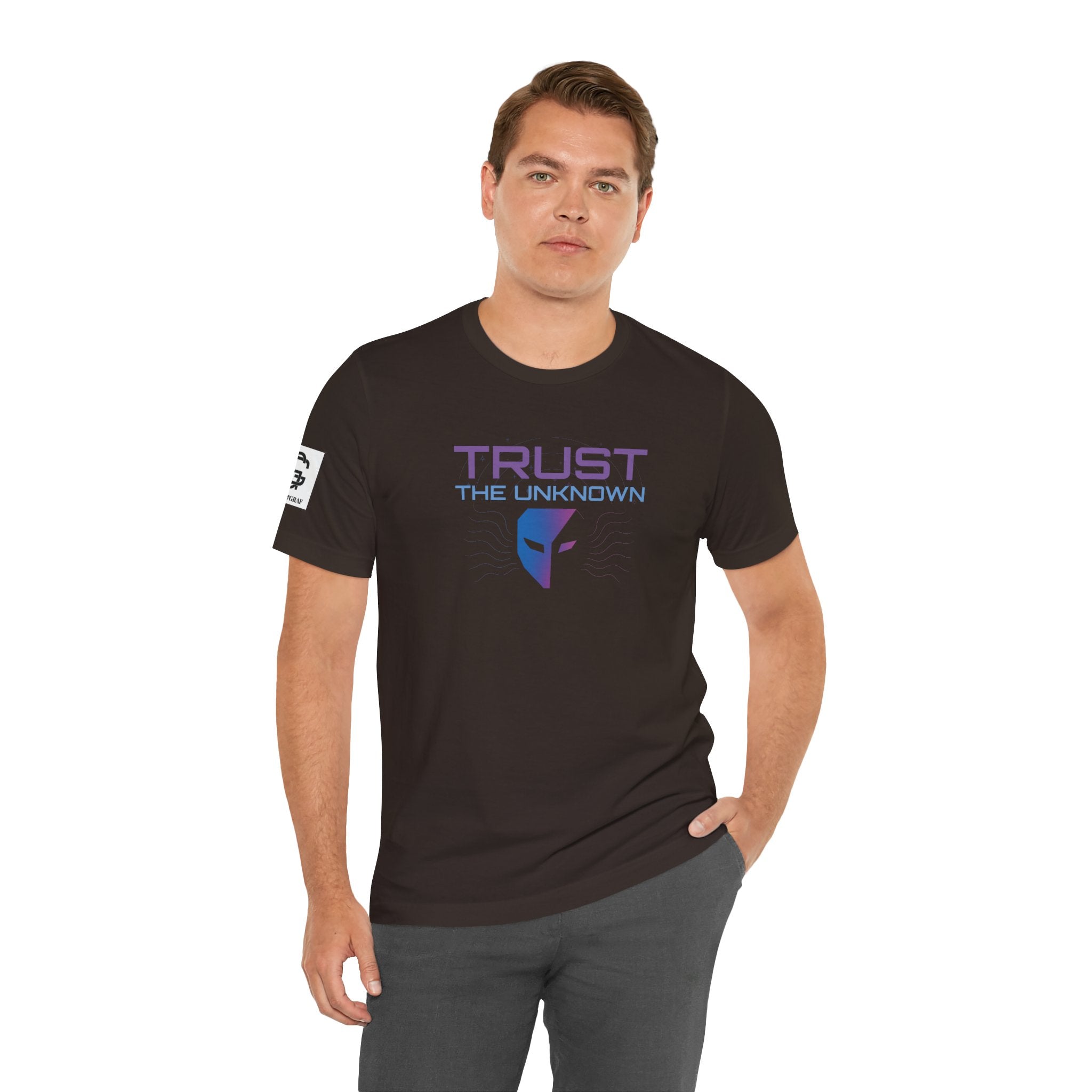 Trust the Unknown – Unisex Jersey Short Sleeve Tee