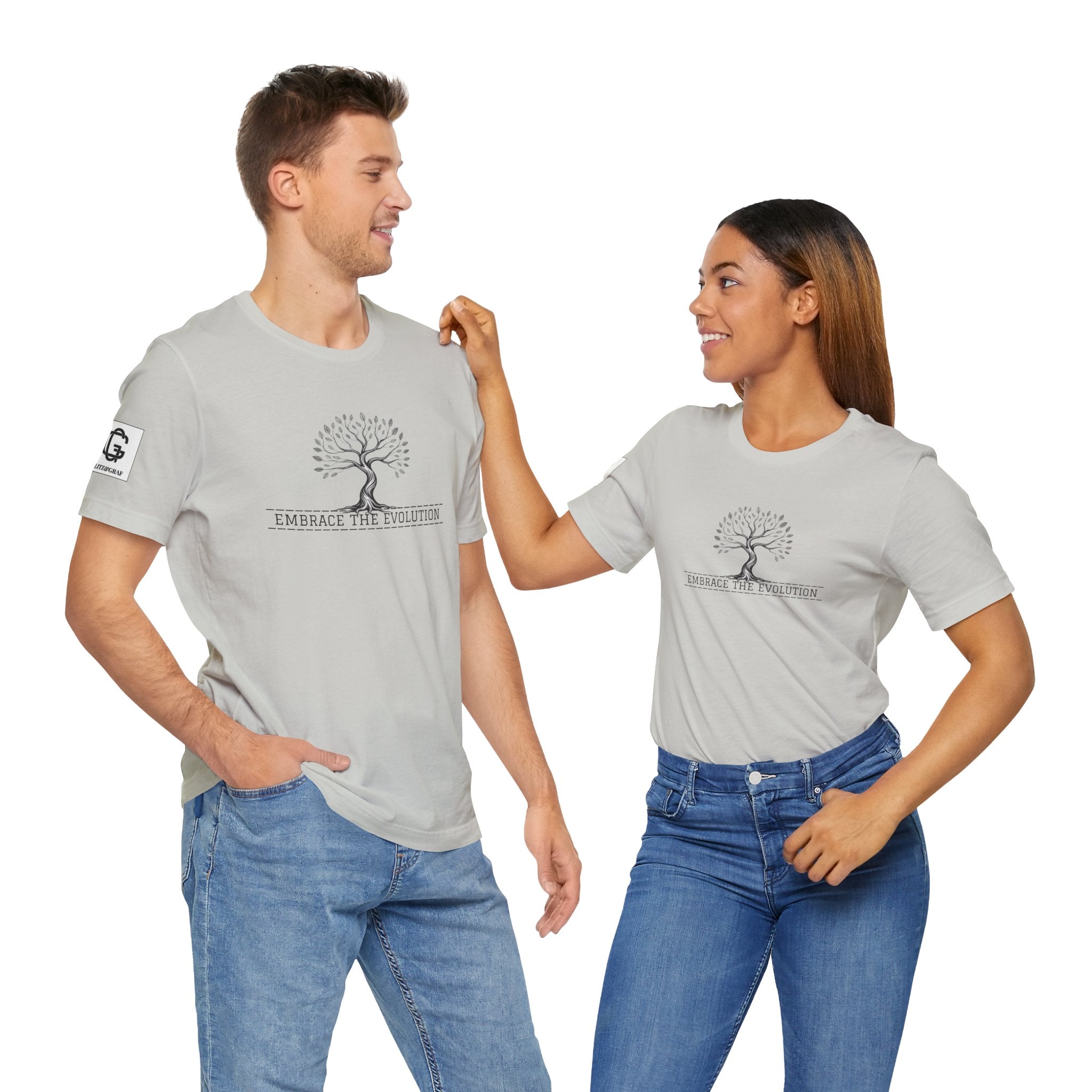 Embrace the Evolution – Unisex Jersey Short Sleeve Tee