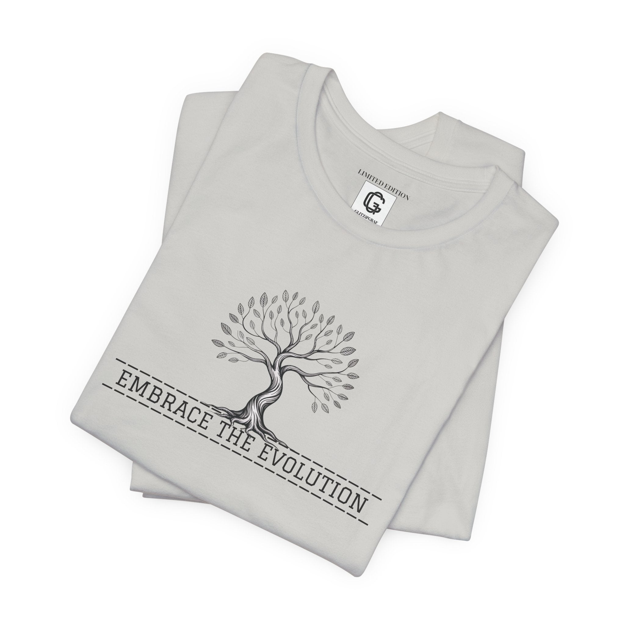 Embrace the Evolution – Unisex Jersey Short Sleeve Tee