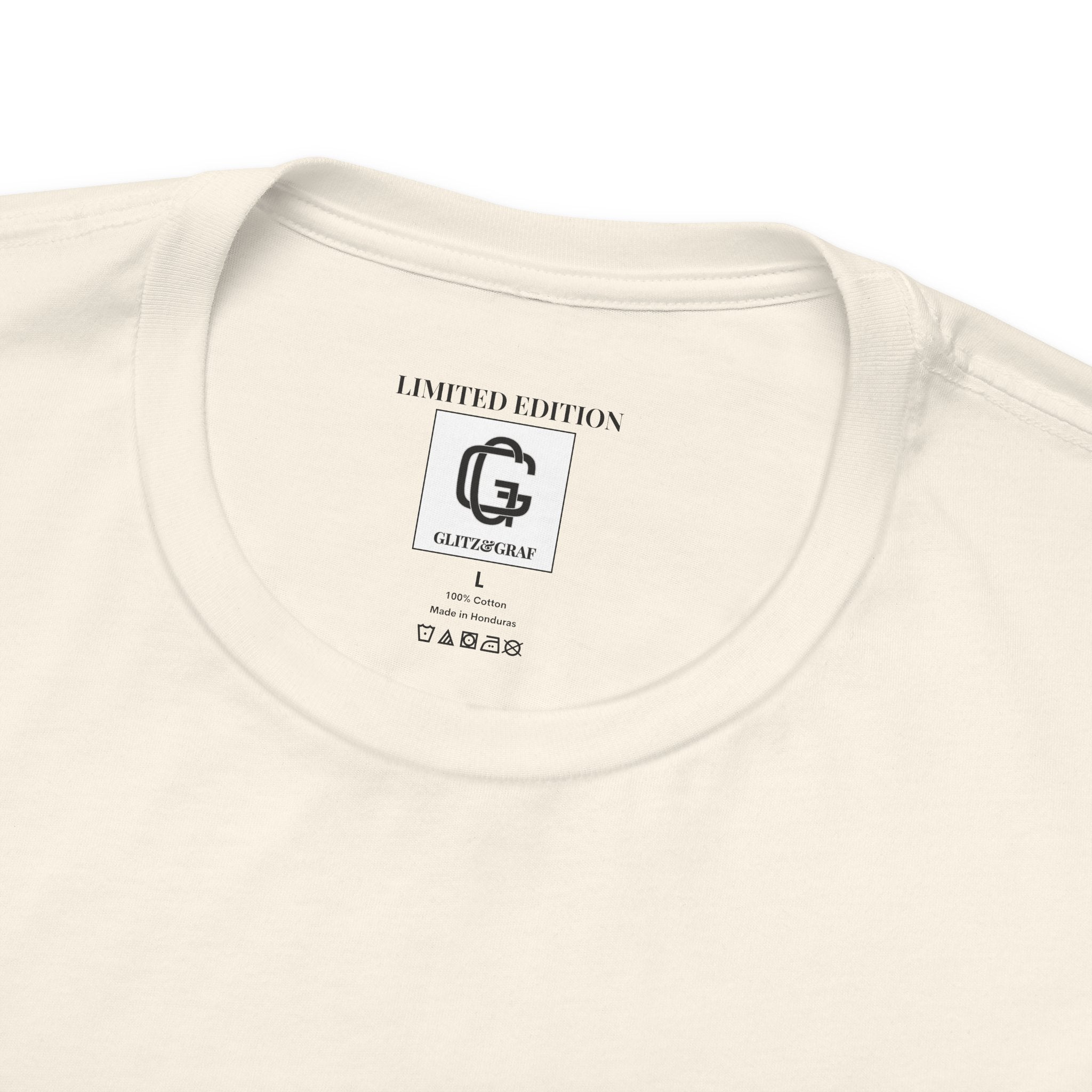 Look back. Look forward. – Unisex Jersey Short Sleeve Tee