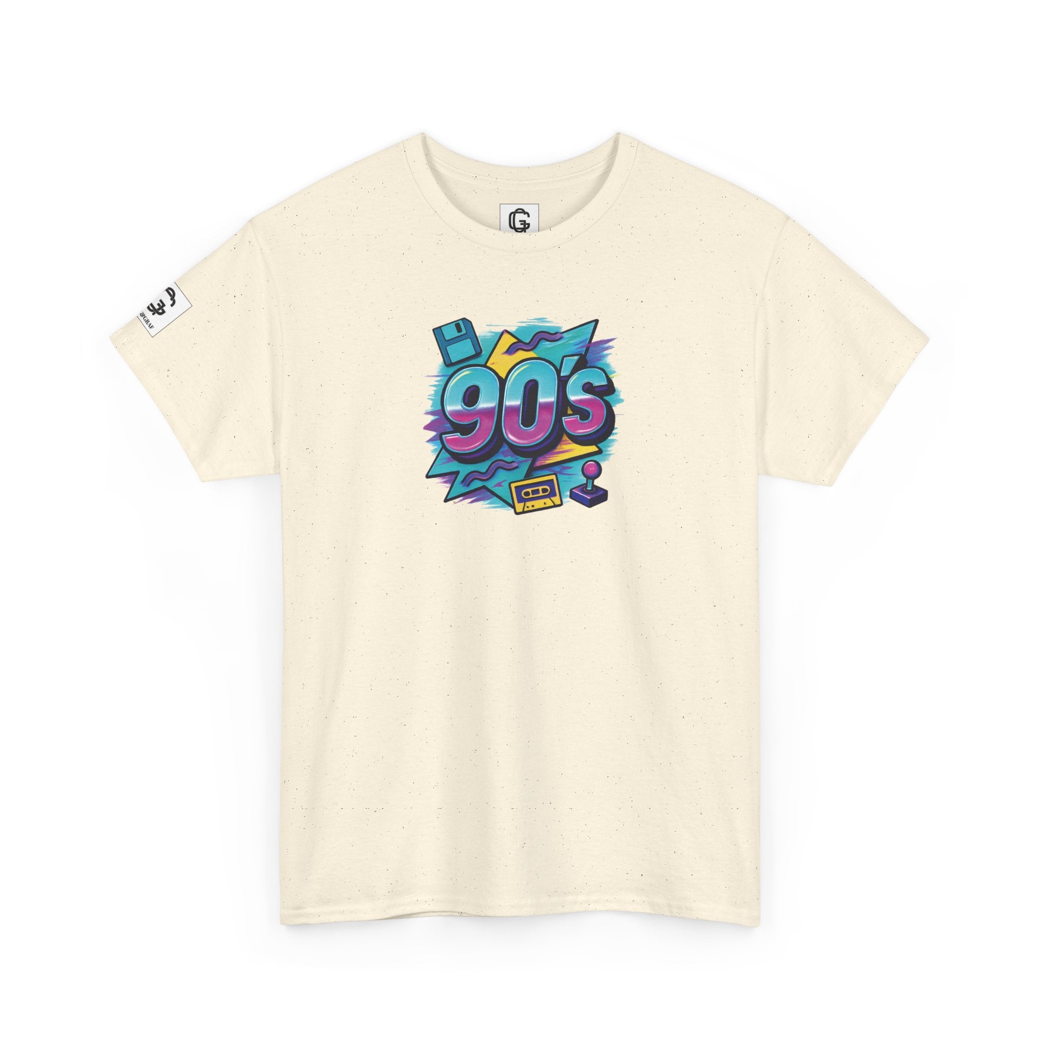 90’s Vibes Tee | Unisex Heavy Cotton T-Shirt (Gildan 5000), 100% Cotton, S–5XL