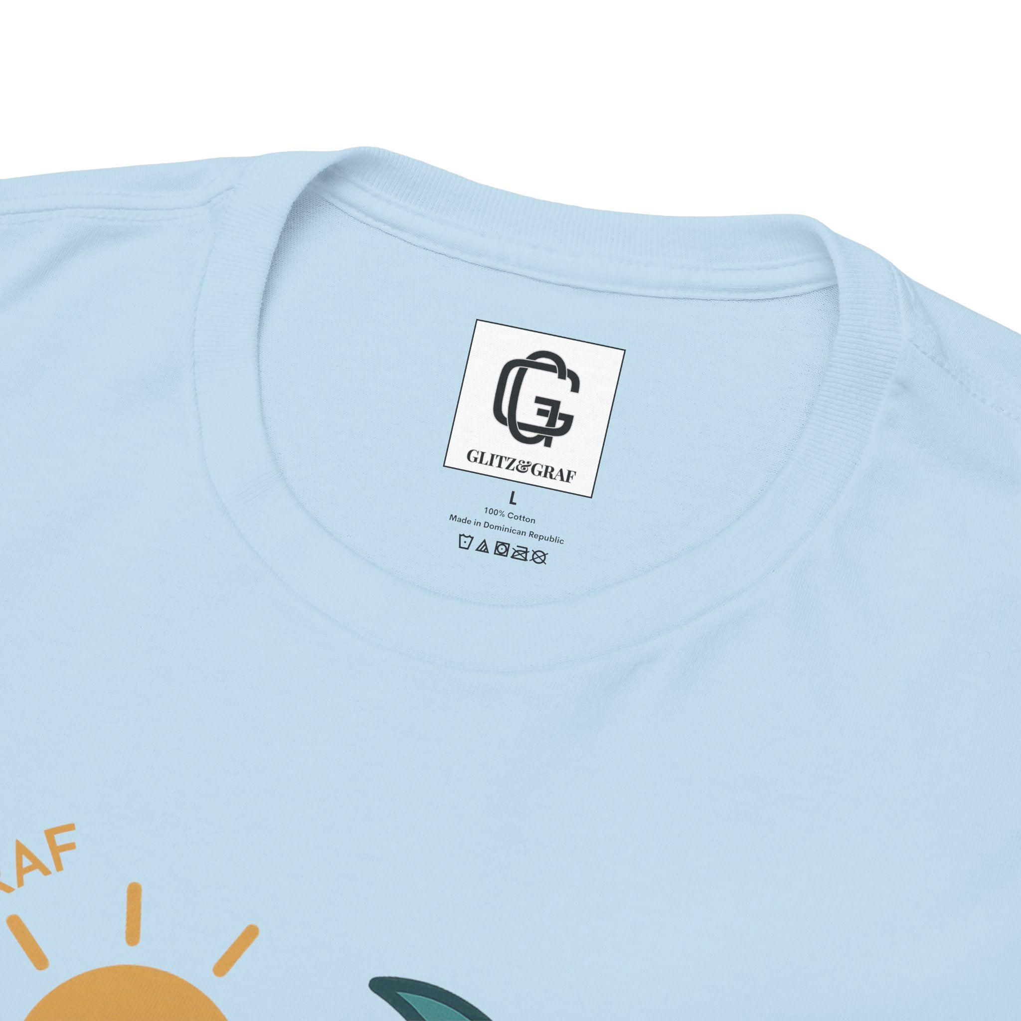 Tropical Flamingo — For Him | Unisex Heavy Cotton T-Shirt (Gildan 5000), 100% Cotton, S–5XL