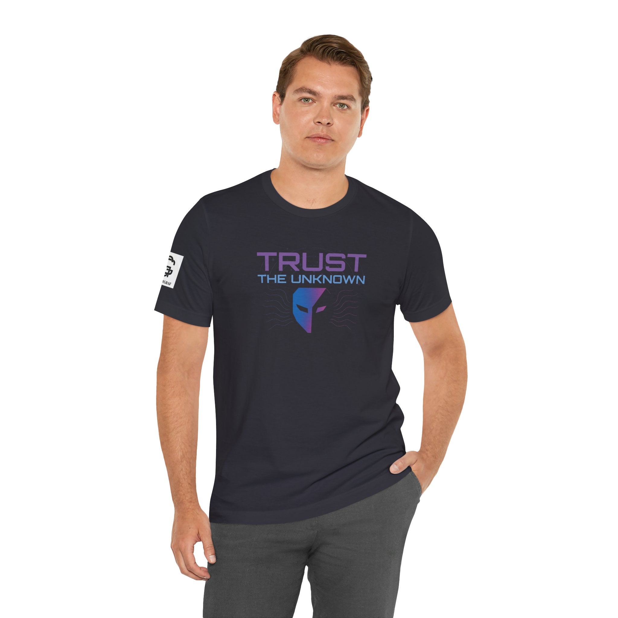 Trust the Unknown – Unisex Jersey Short Sleeve Tee