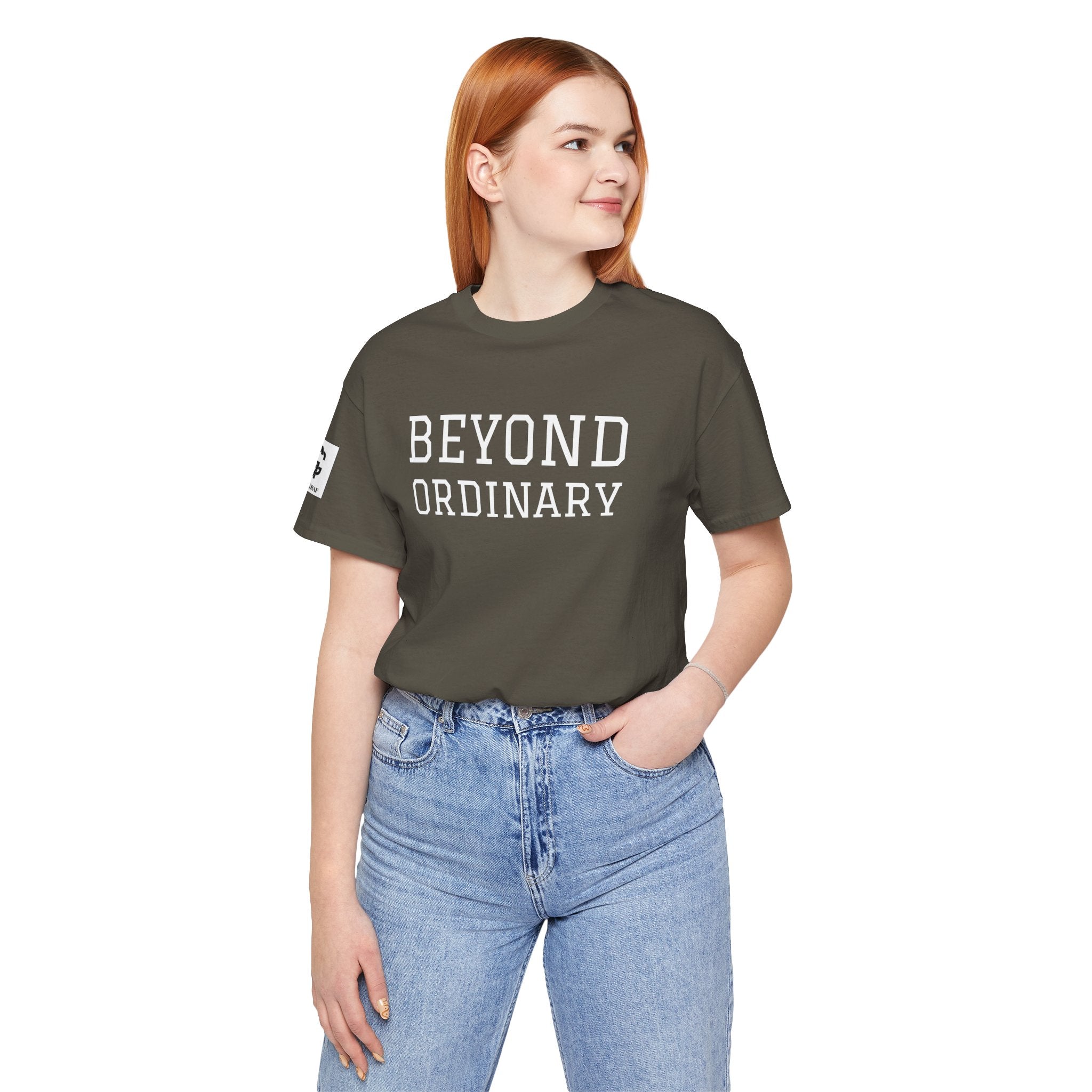 Beyond the Ordinary – Unisex Jersey Short Sleeve Tee