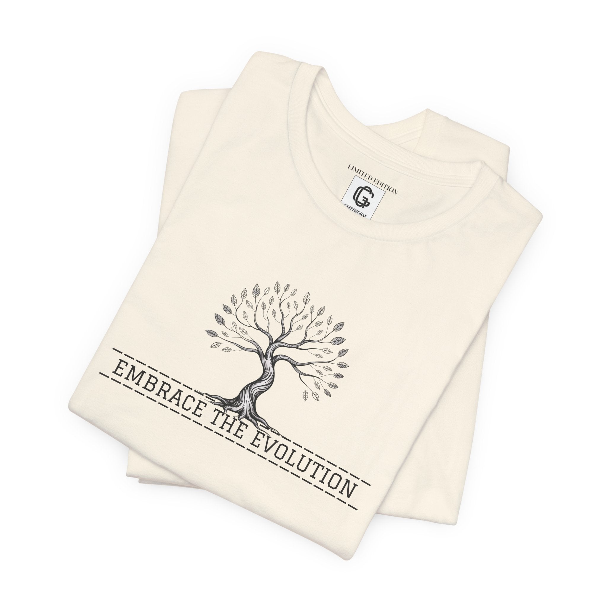 Embrace the Evolution – Unisex Jersey Short Sleeve Tee