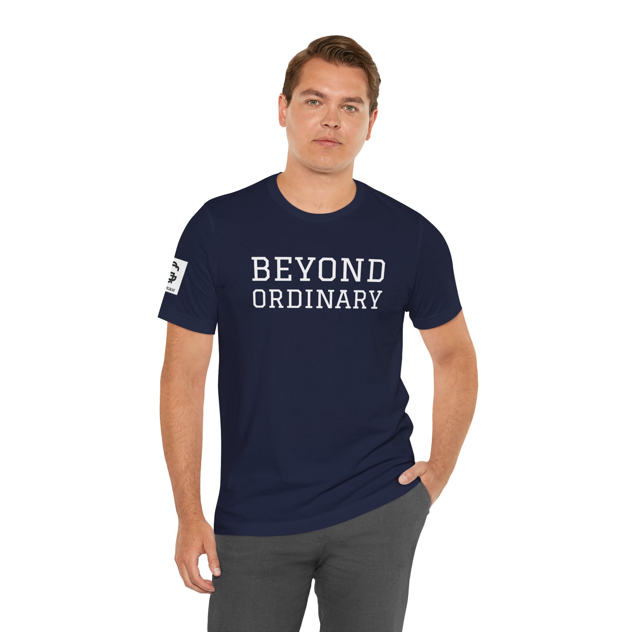 Beyond the Ordinary – Unisex Jersey Short Sleeve Tee