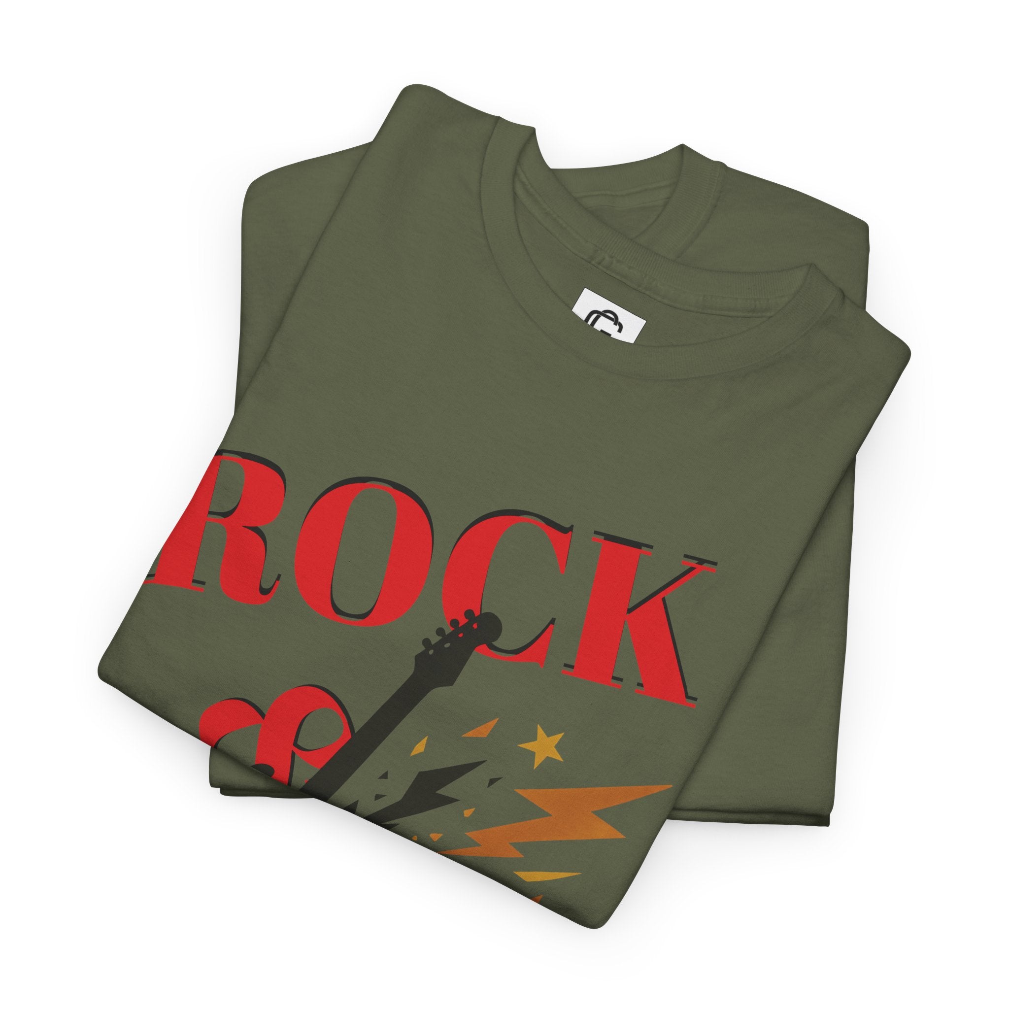 Rock&Roll T-shirt | Unisex Heavy Cotton T-Shirt (Gildan 5000), 100% Cotton, S–5XL