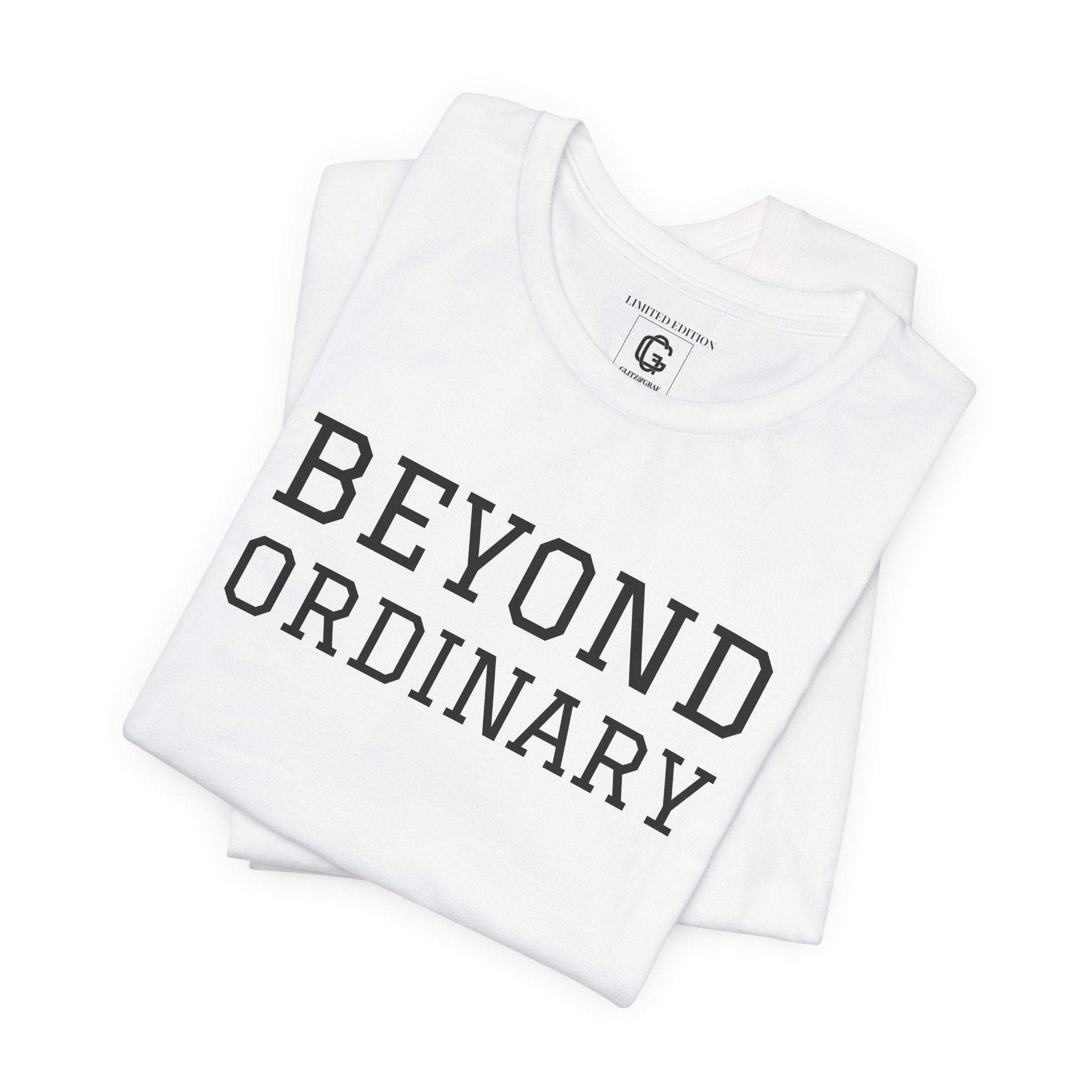 Beyond the Ordinary – Unisex Jersey Short Sleeve Tee