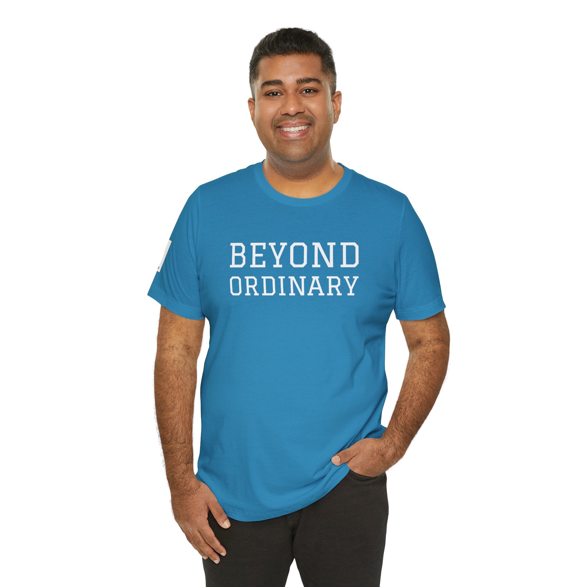 Beyond the Ordinary – Unisex Jersey Short Sleeve Tee