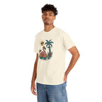 Tropical Flamingo — For Him | Unisex Heavy Cotton T-Shirt (Gildan 5000), 100% Cotton, S–5XL