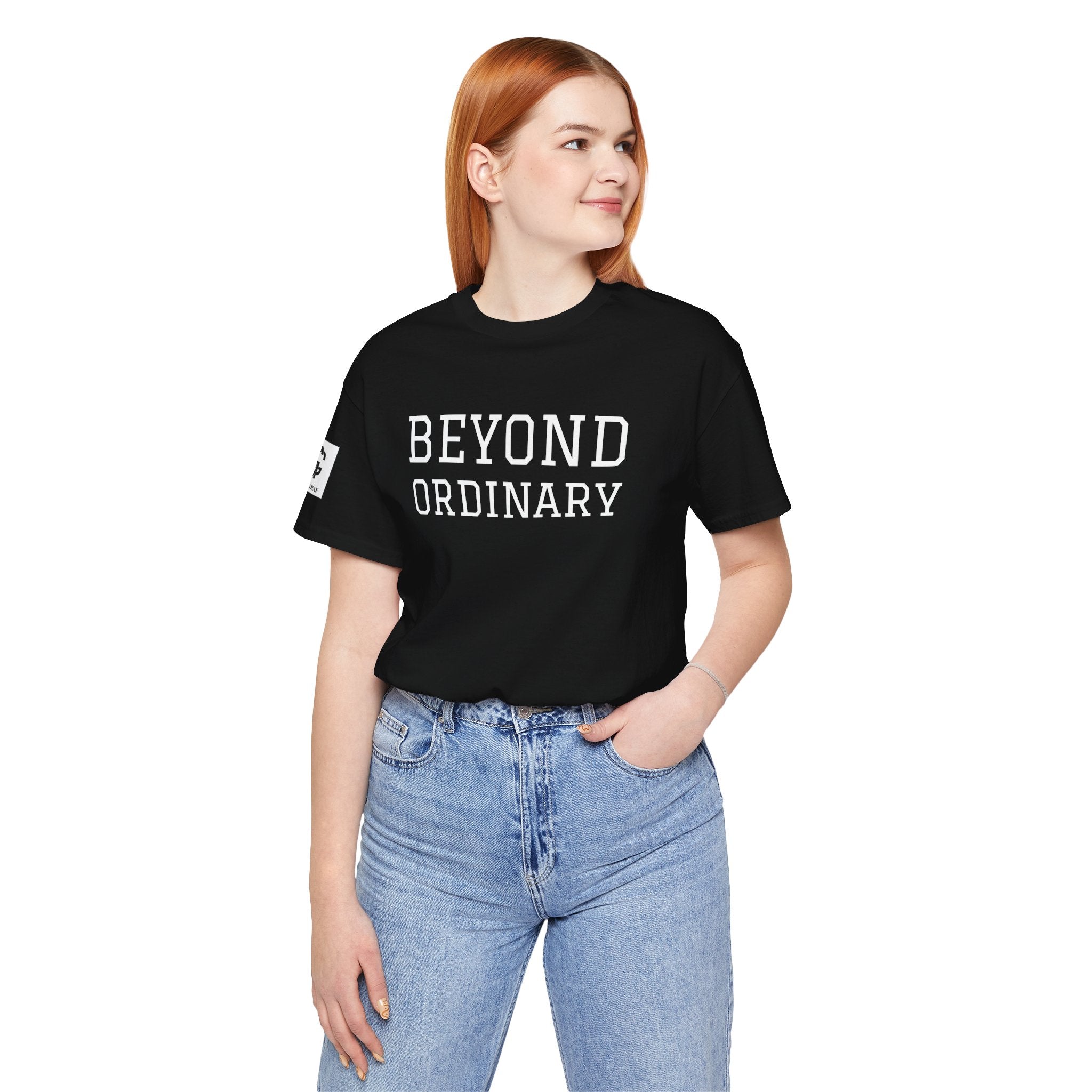 Beyond the Ordinary – Unisex Jersey Short Sleeve Tee