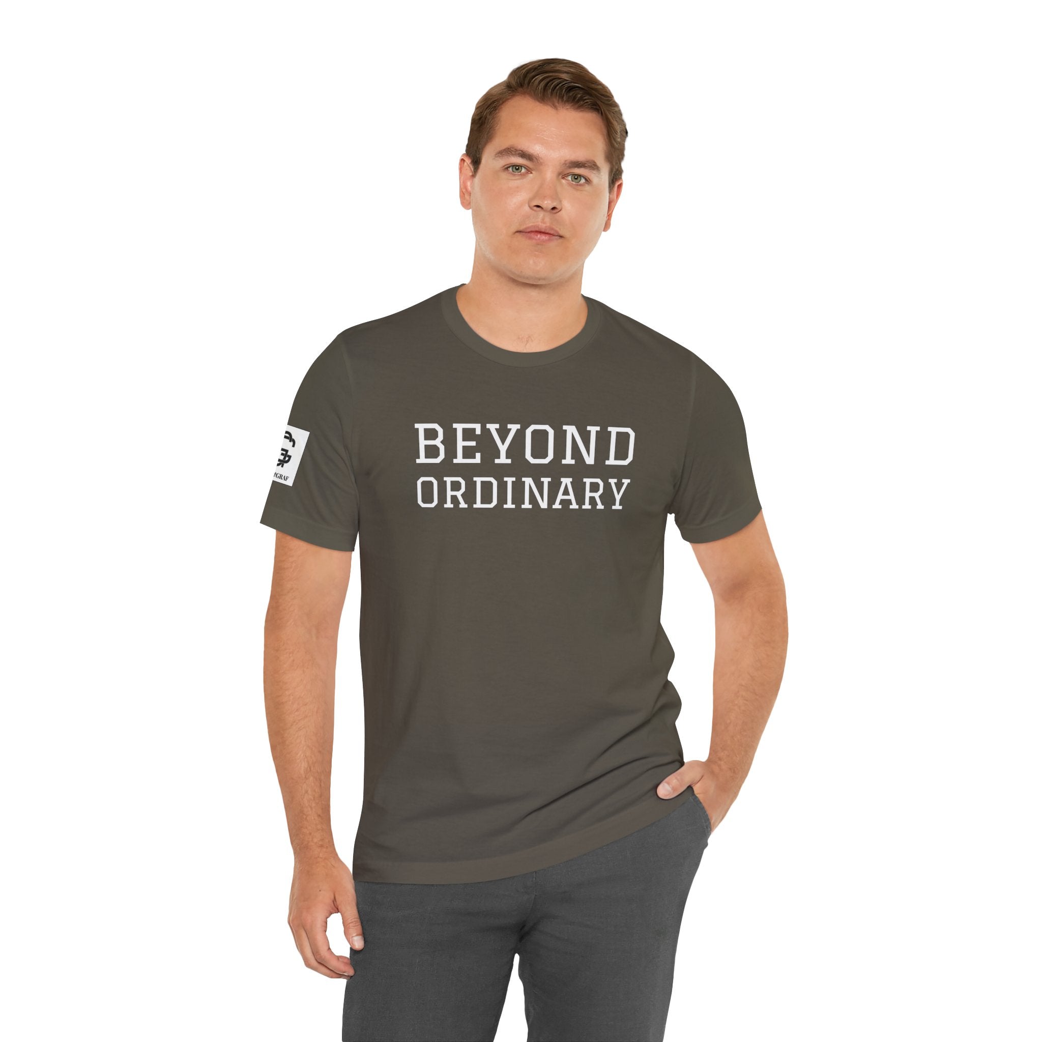 Beyond the Ordinary – Unisex Jersey Short Sleeve Tee